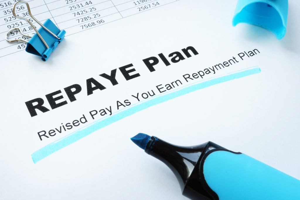 Revised Pay As You Earn Repayment Plan.